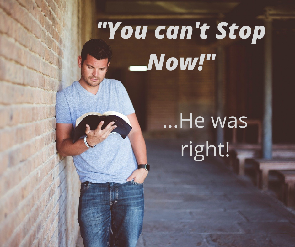 You Can’t Stop Now! – Dare to Think Differently…No More Debt and Dis-ease!